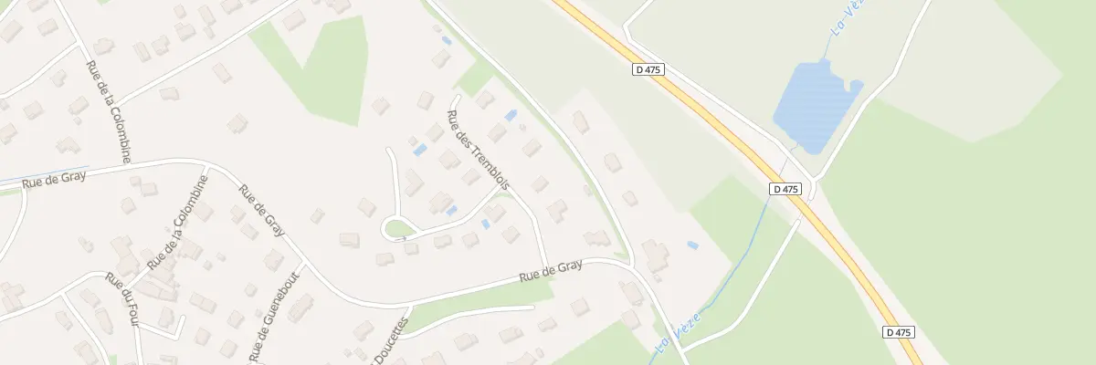 Plan du 2 Rue des Tremblois à Jouhe