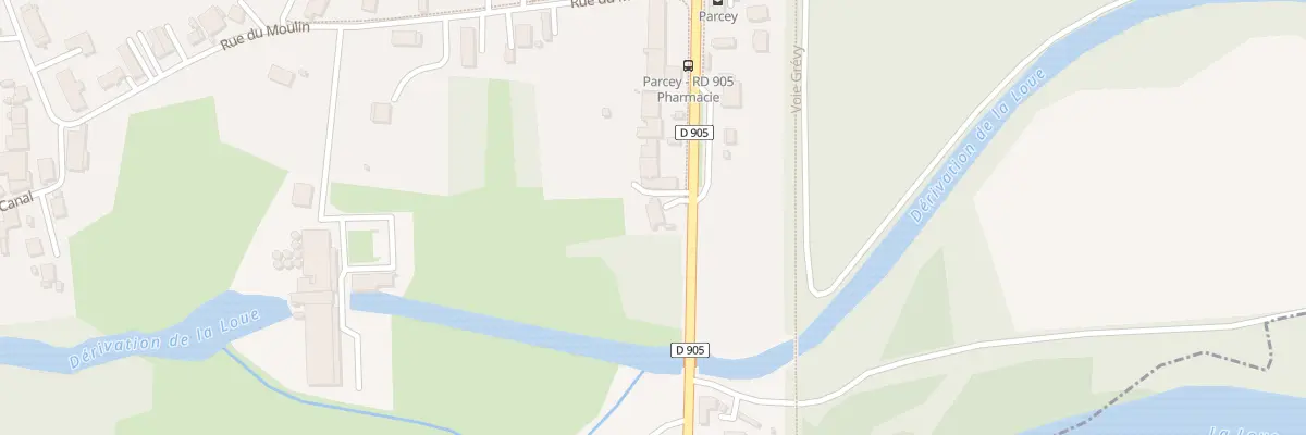 Plan du 52 Rte Nationale à Parcey