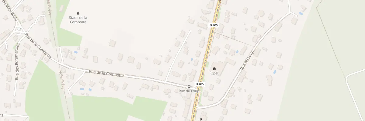 Plan du 2B Rue de la Combotte à Crissey