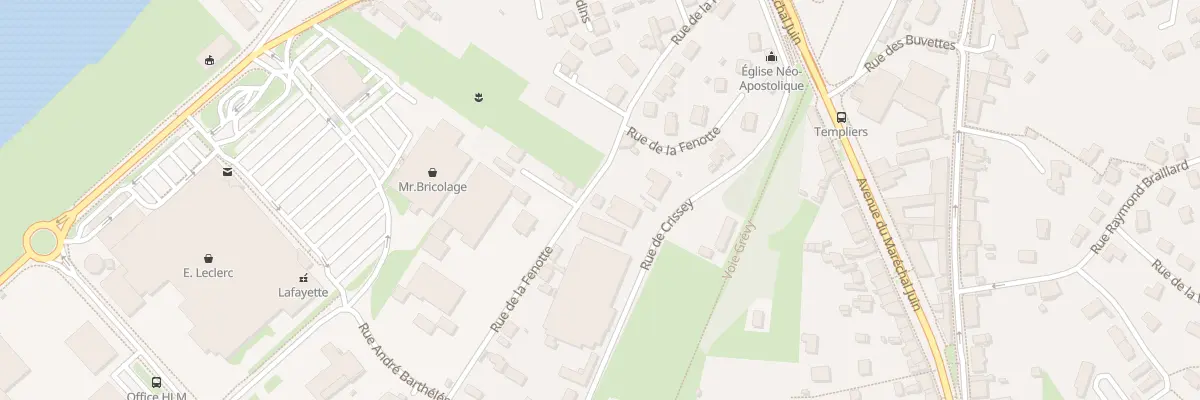 Plan du 35 Rue de la Fenotte à Dole