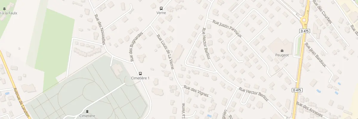 Plan du 65 Rue Louis de la Verne à Dole