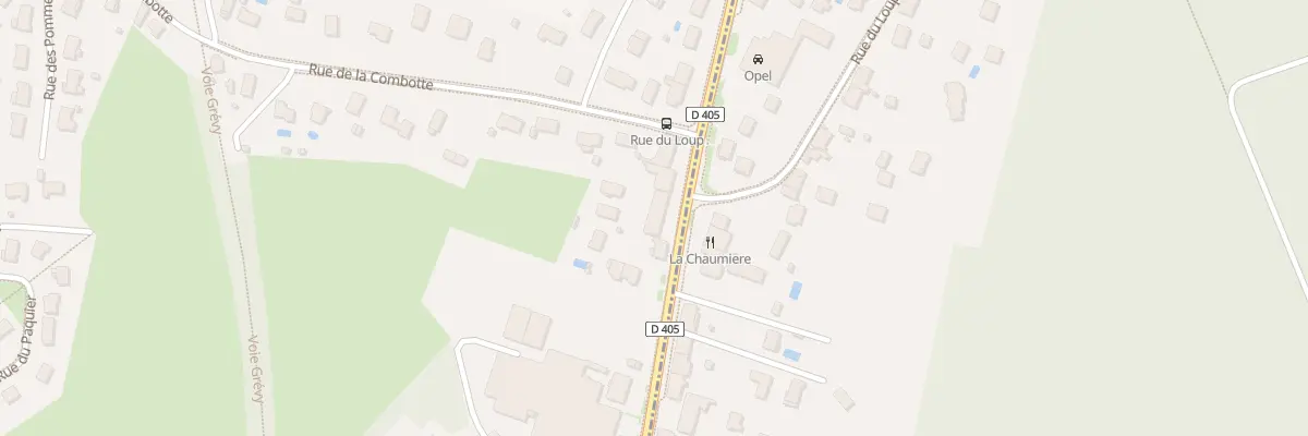 Plan du 421B Av Marechal Juin à Crissey