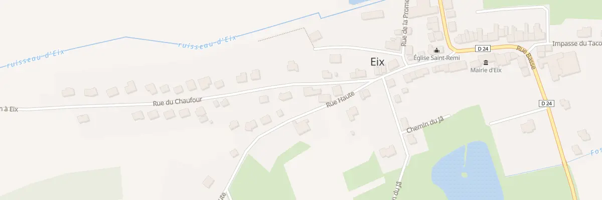 Plan du 2 Rue du Chauffour à Eix