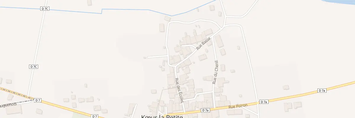 Plan du 1 Rue Basse à Kœur-la-Petite