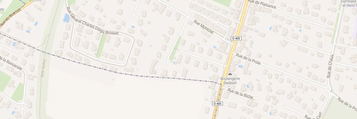 Plan du 381C Av Marechal Juin à Dole