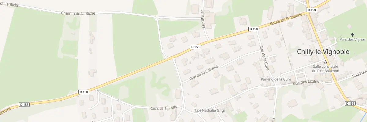 Plan du 345 Rte de Frébuans à Chilly-le-Vignoble