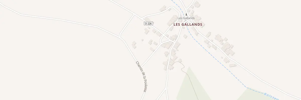 Plan du 60 Che de la Poulasse à Menglon