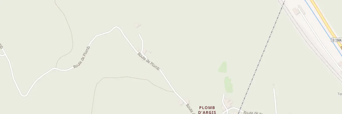 Plan du 5039 Plomb d’Argis à Argis