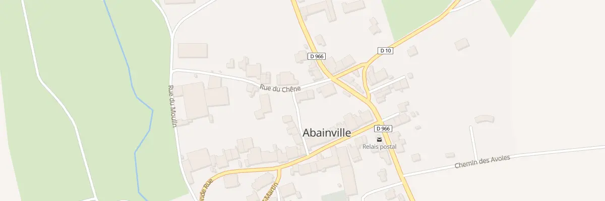 Plan du 5 Rue du Chene à Abainville