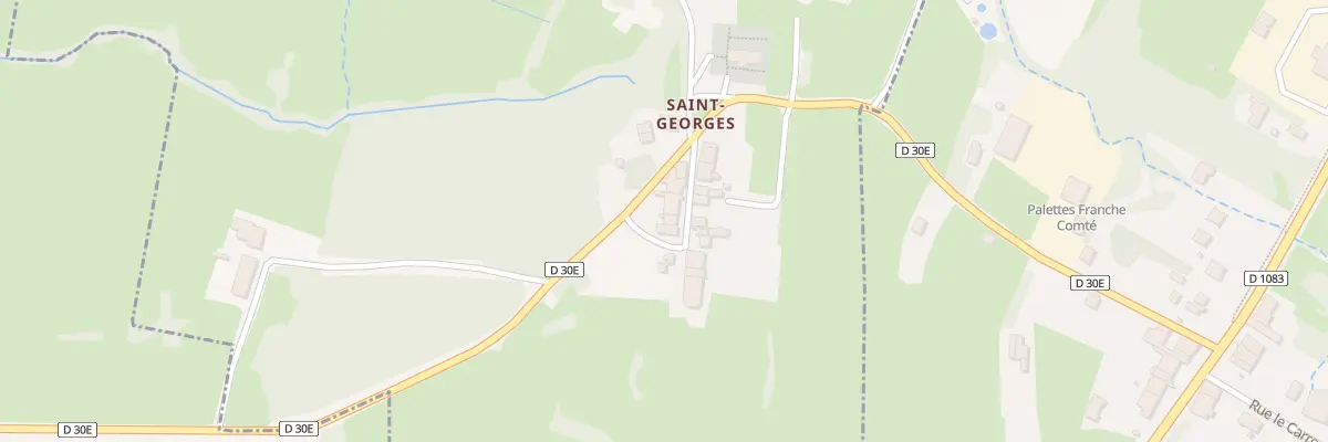 Plan du 52 Rue En Sus Boirier à Frébuans