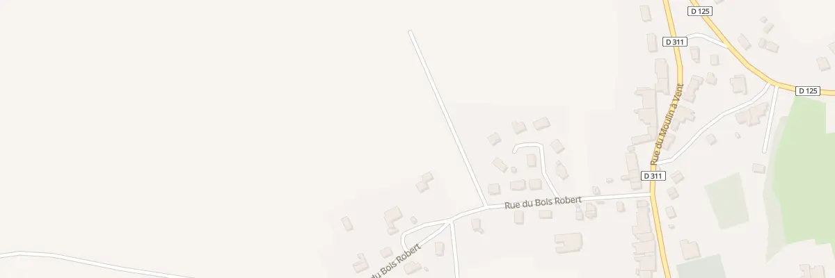 Plan du 8 Rue du Bois Robert à Champsevraine