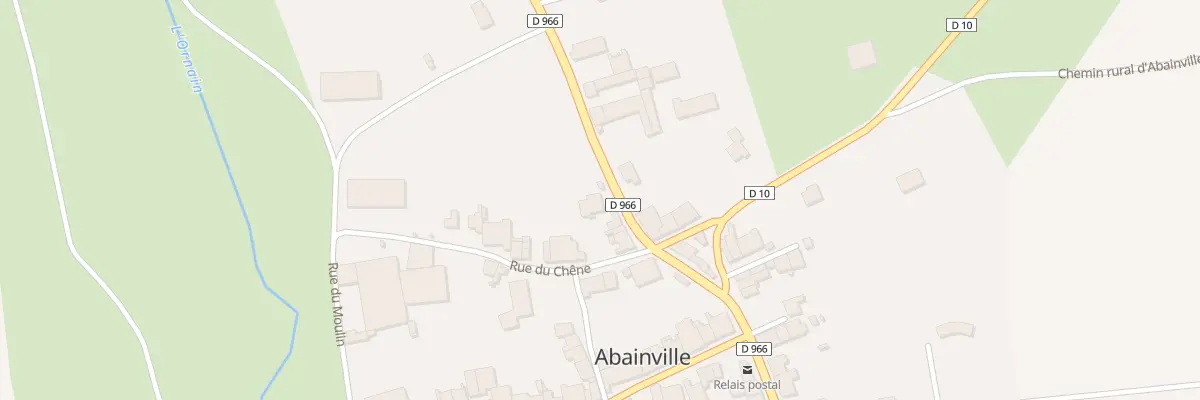 Plan du 10 Rte Route de Bar à Abainville