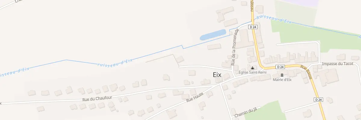 Plan du 11 Rue du Moulin à Eix