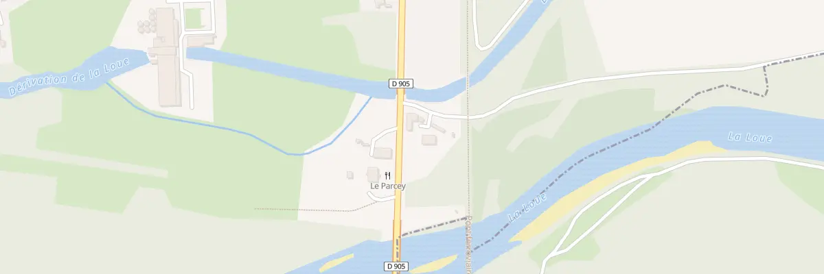 Plan du 55 Rte Nationale à Parcey
