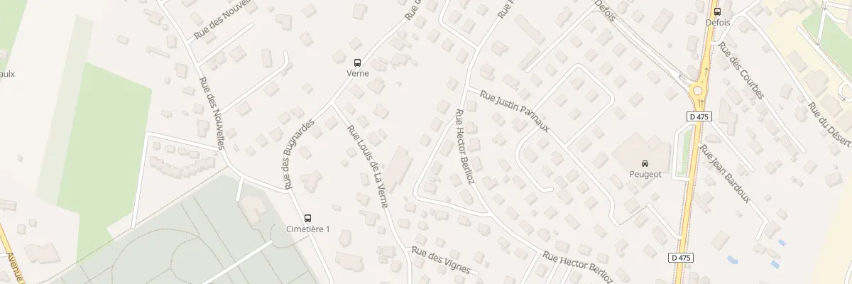 Plan du 14 Rue Mozart à Dole