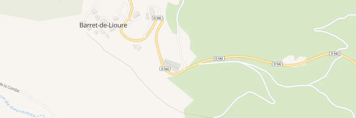 Plan du 5020 Fonzaud à Barret-de-Lioure