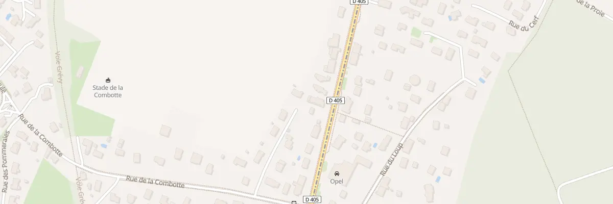 Plan du 407 Av Marechal Juin à Crissey