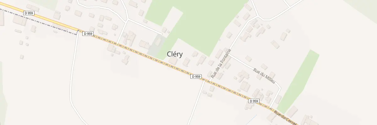 Plan du 8 Rue du Duché à Cléry