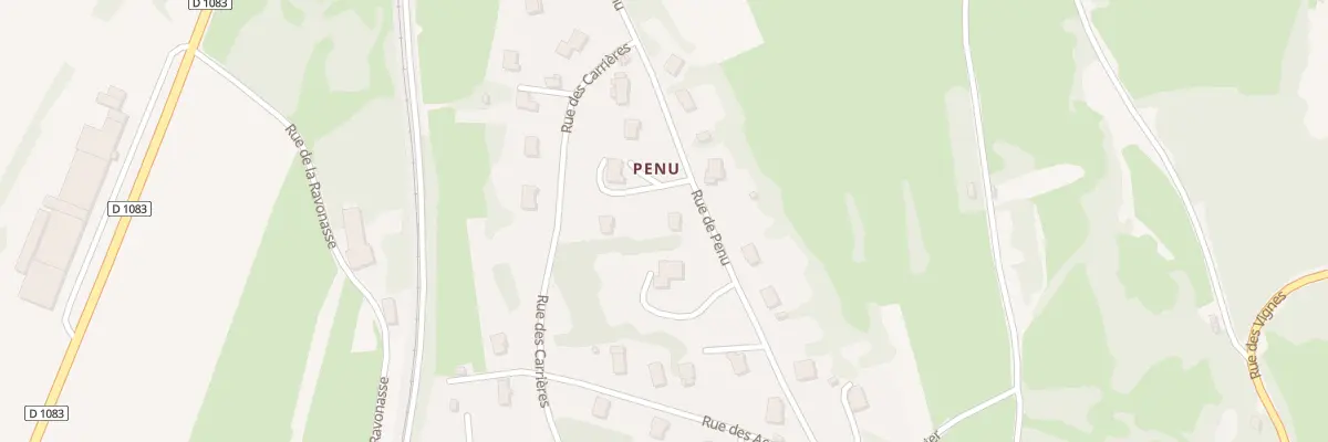 Plan du 377 Rue de Penu à Cesancey