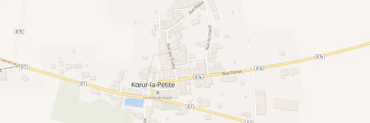 Plan du 1 Rle du Boucher à Kœur-la-Petite