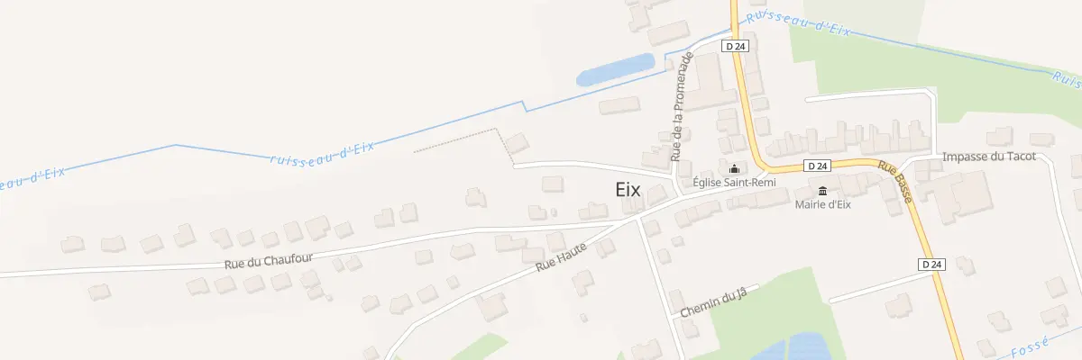 Plan du 4 Rue du Moulin à Eix