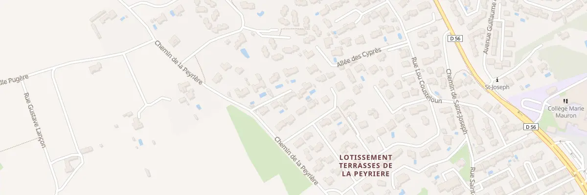 Plan du 9054F Le Saouze à Pertuis