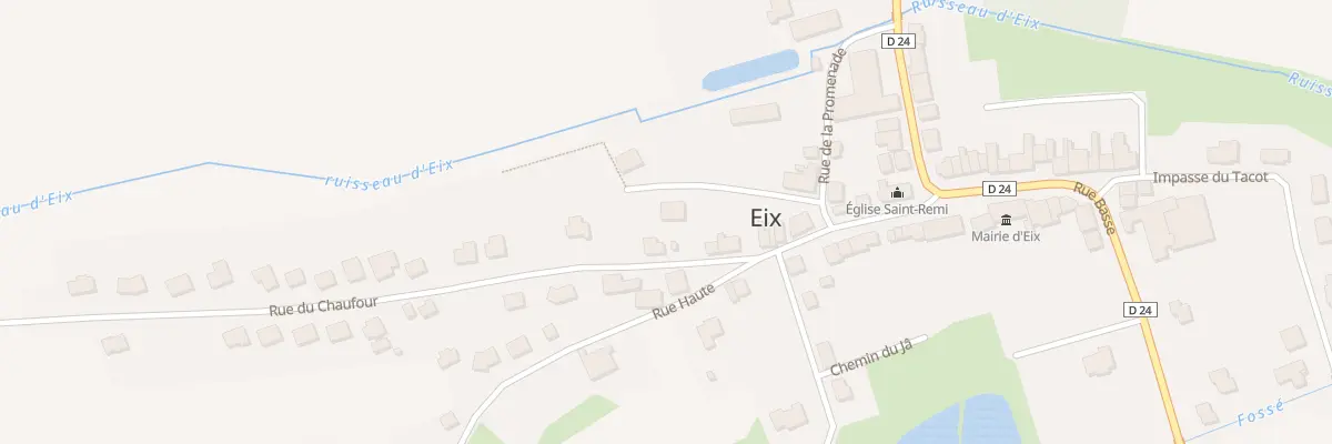 Plan du 2 Rue du Moulin à Eix