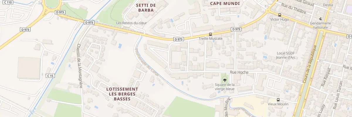 Plan du 376 Rue Hoche à Pertuis