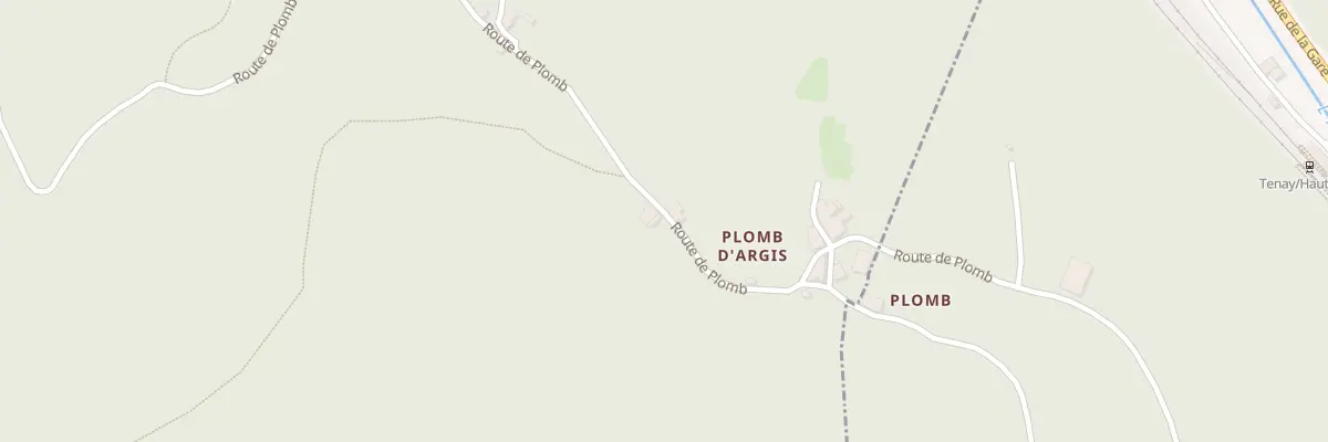 Plan du 2 Rte de PLOMB à Argis