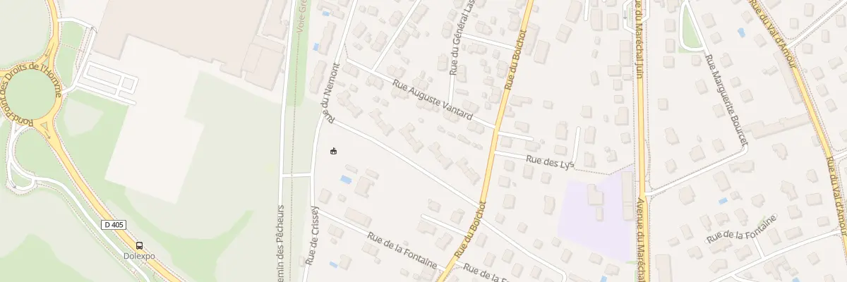 Plan du 12 Rue du Nemont à Dole