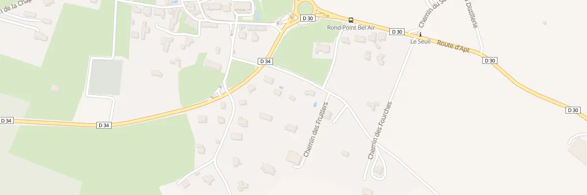 Plan du 128 Che de Bel Air à Saint-Christol