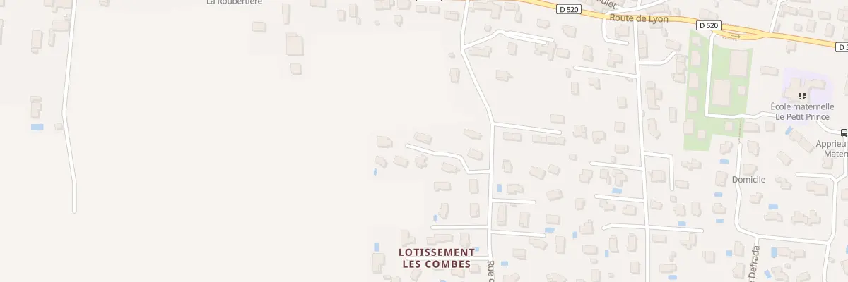 Plan du 210 Rue du Bois à Apprieu