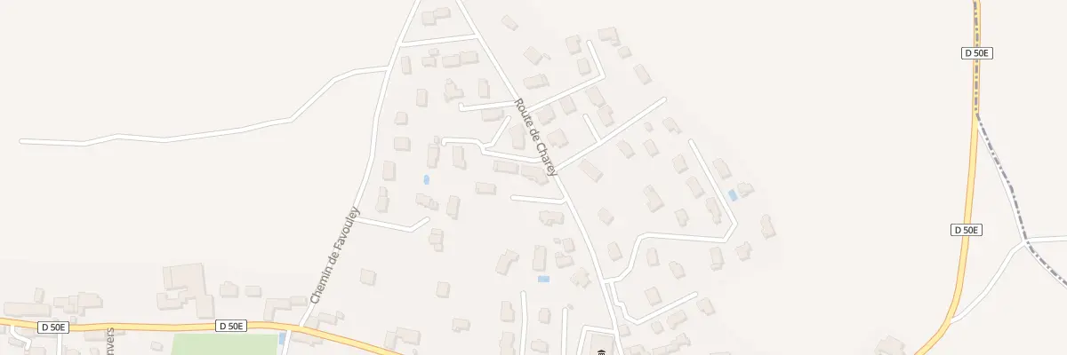 Plan du 153 Rte de Charey à Oyeu