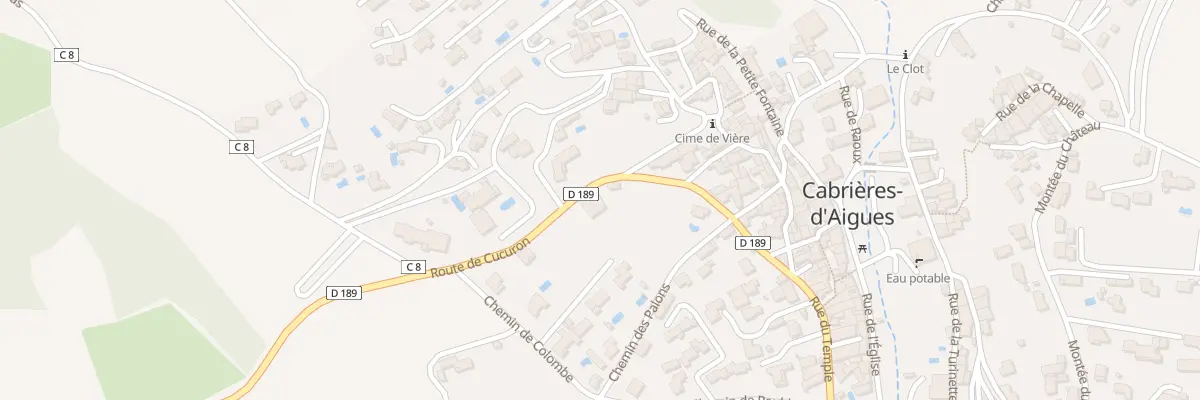 Plan du 35C Rue du Temple à Cabrières-d’Aigues