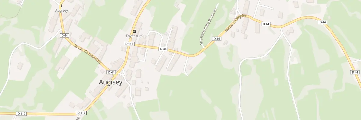 Plan du 16 Rte d’Orgelet à Augisey