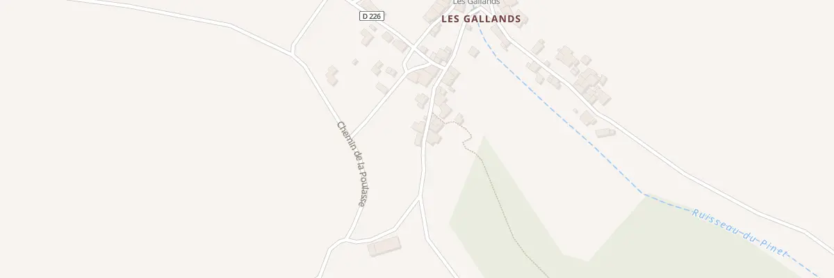 Plan du 170 Rue Loria à Menglon