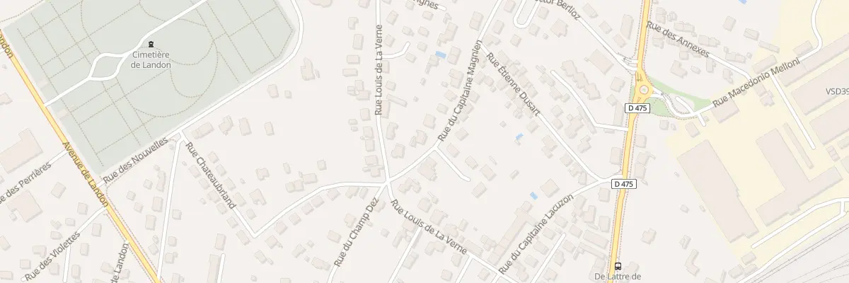 Plan du 4 Rue Capitaine Magnien à Dole