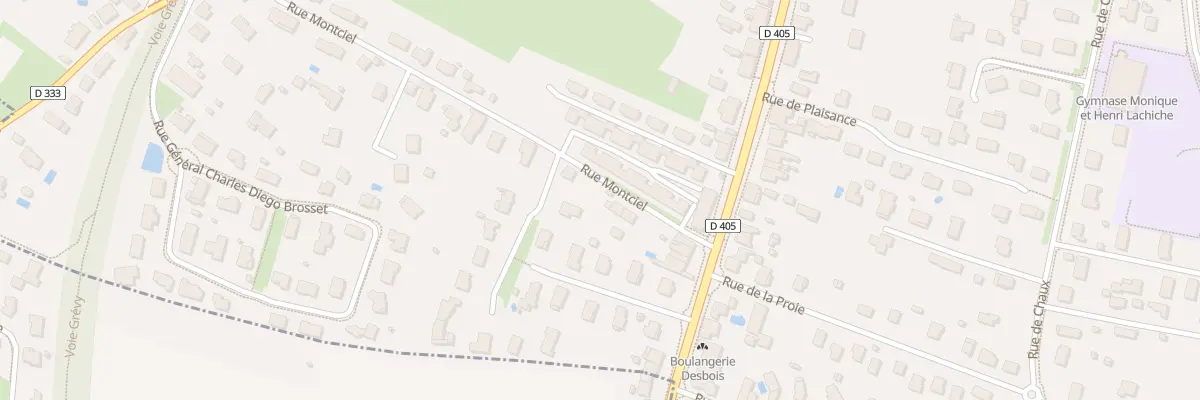 Plan du 51 Rue de Montciel à Dole