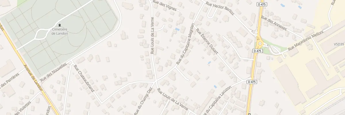 Plan du 6 Rue Capitaine Magnien à Dole