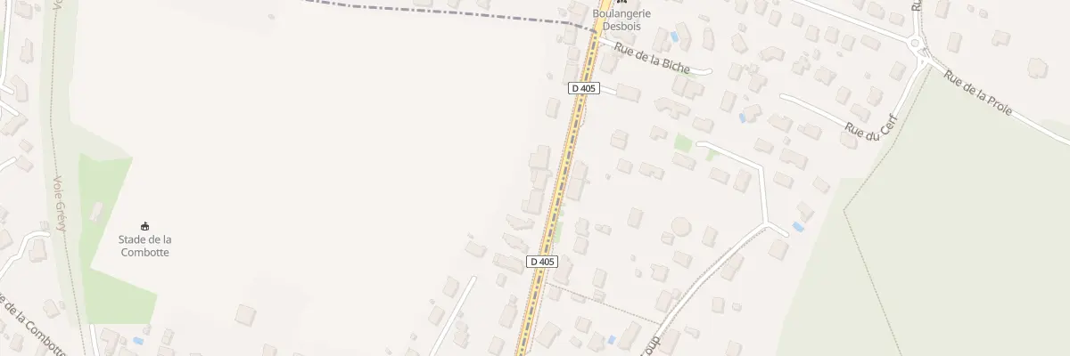 Plan du 401 Av Marechal Juin à Crissey