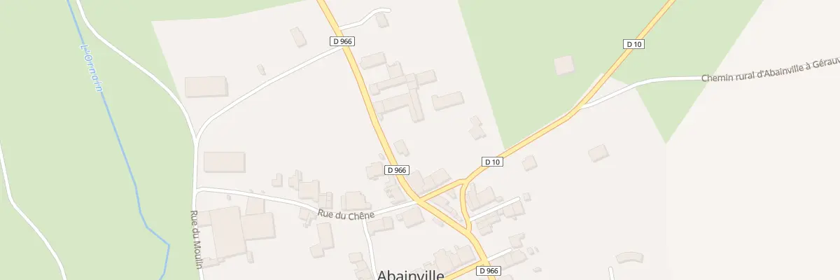 Plan du 15 Rte Route de Bar à Abainville