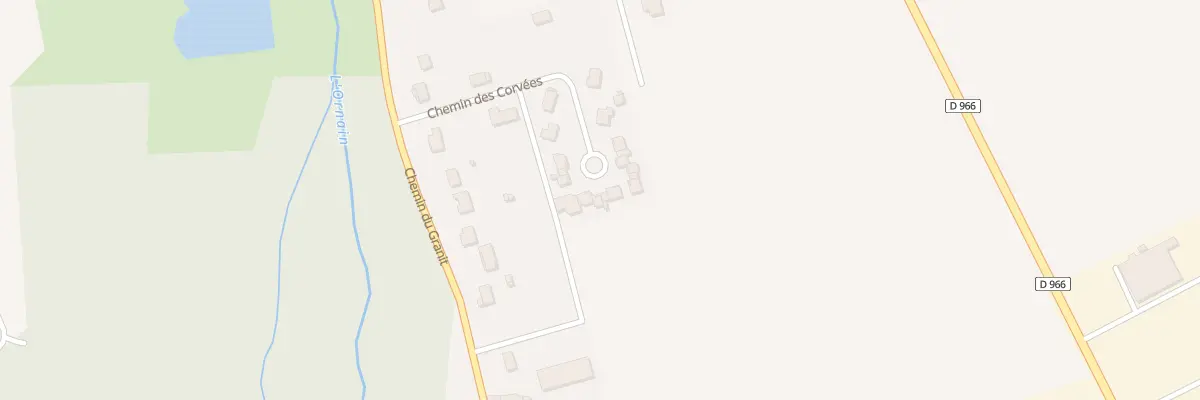 Plan du 14 Che des Corvees à Abainville