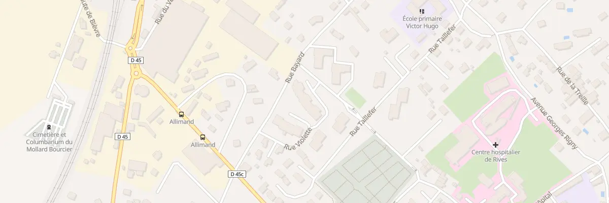 Plan du 170A Rue Bayard à Rives