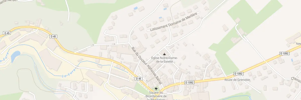 Plan du 12 Rue Docteur Alphonse Barral à Tullins