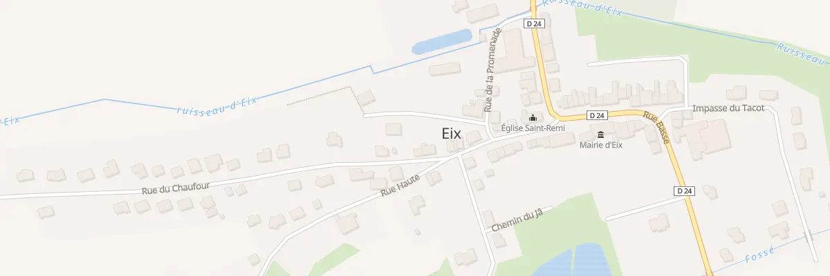 Plan du 3 Rue du Chauffour à Eix