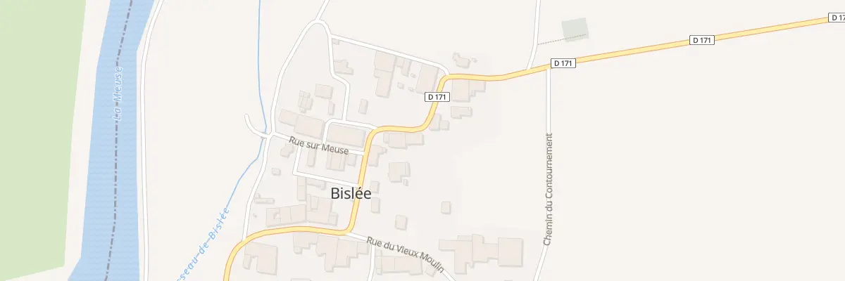 Plan du 12 Gr La Grande Rue à Bislée