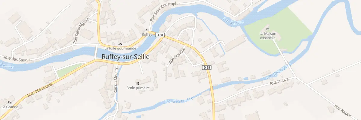 Plan du 31 Rue Franche à Ruffey-sur-Seille