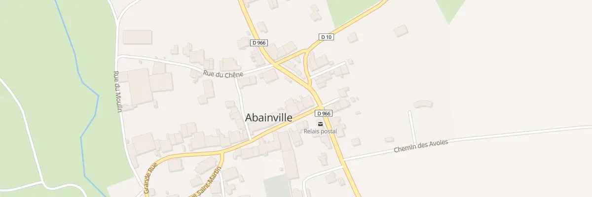 Plan du 4 Gr Grande Rue à Abainville