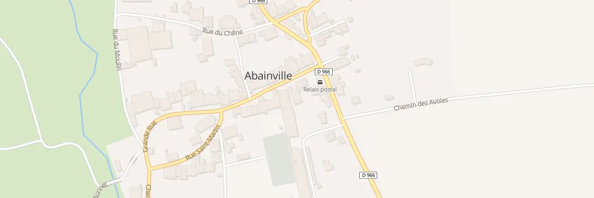 Plan du 5 Grande Rue à Abainville
