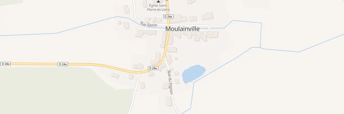 Plan du 25 Rue Principale à Moulainville